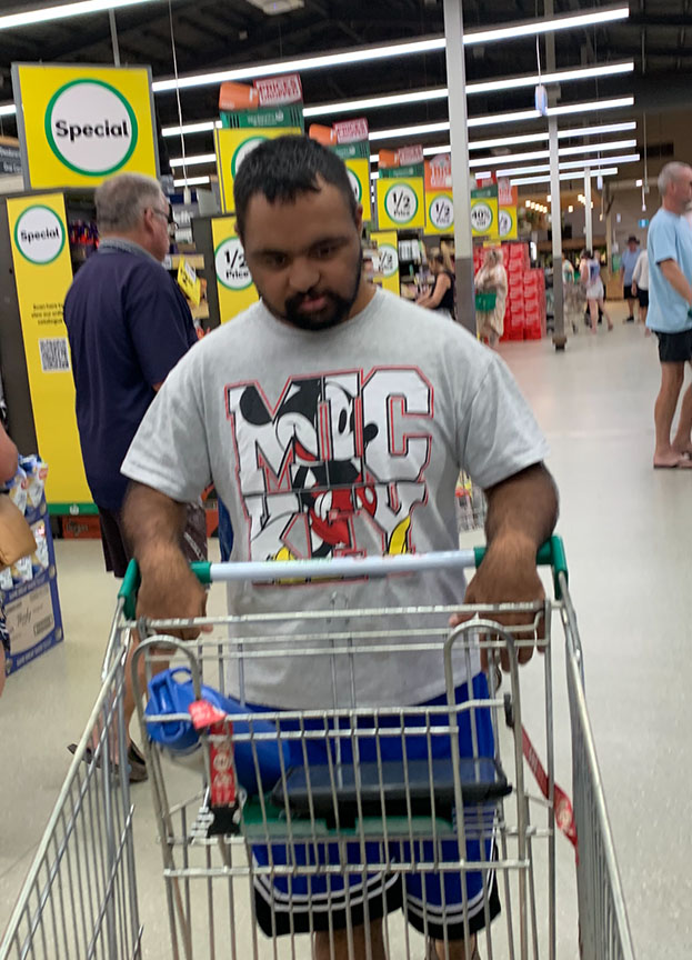 Resident learning everyday skills such as shopping